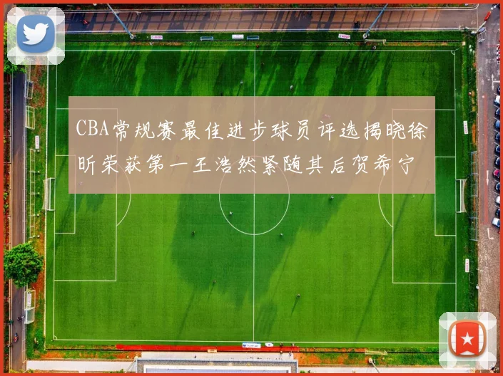 CBA常规赛最佳进步球员评选揭晓徐昕荣获第一王浩然紧随其后贺希宁位列第三